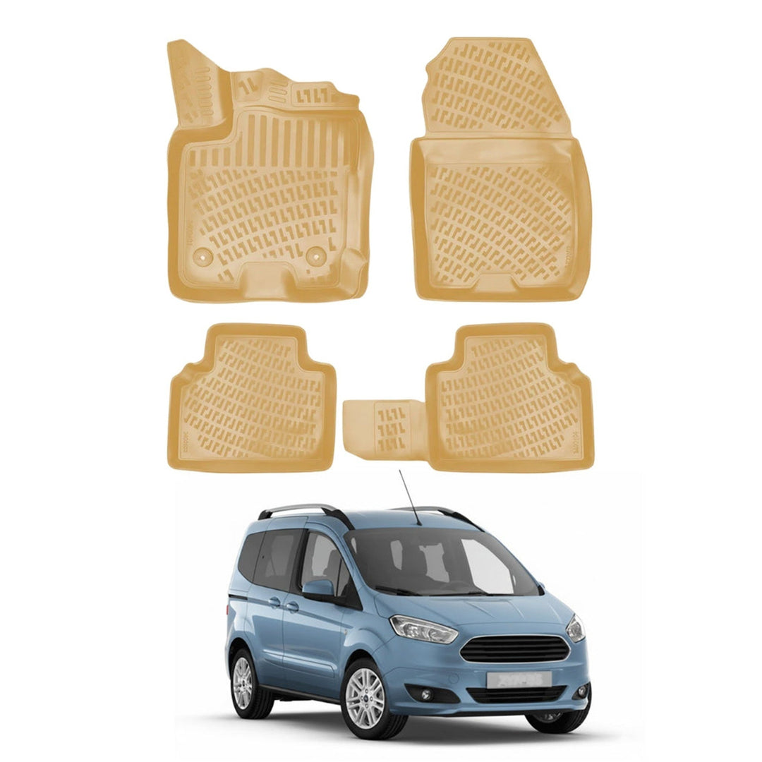 Ford Tourneo Courier 3D Paspas - Bej | 2014 ve Sonrası