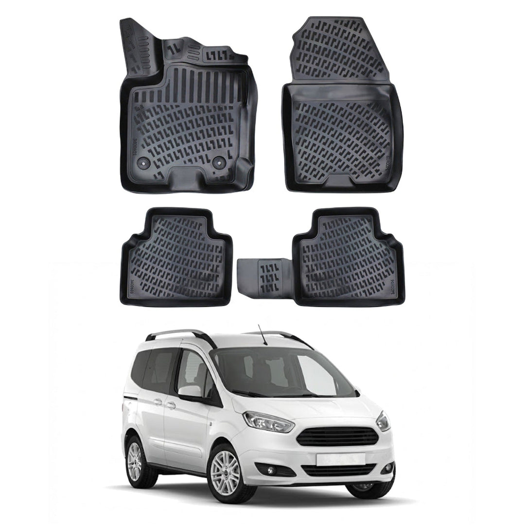 Ford Tourneo Courier 3D Paspas - Siyah | 2014-2023 Arası