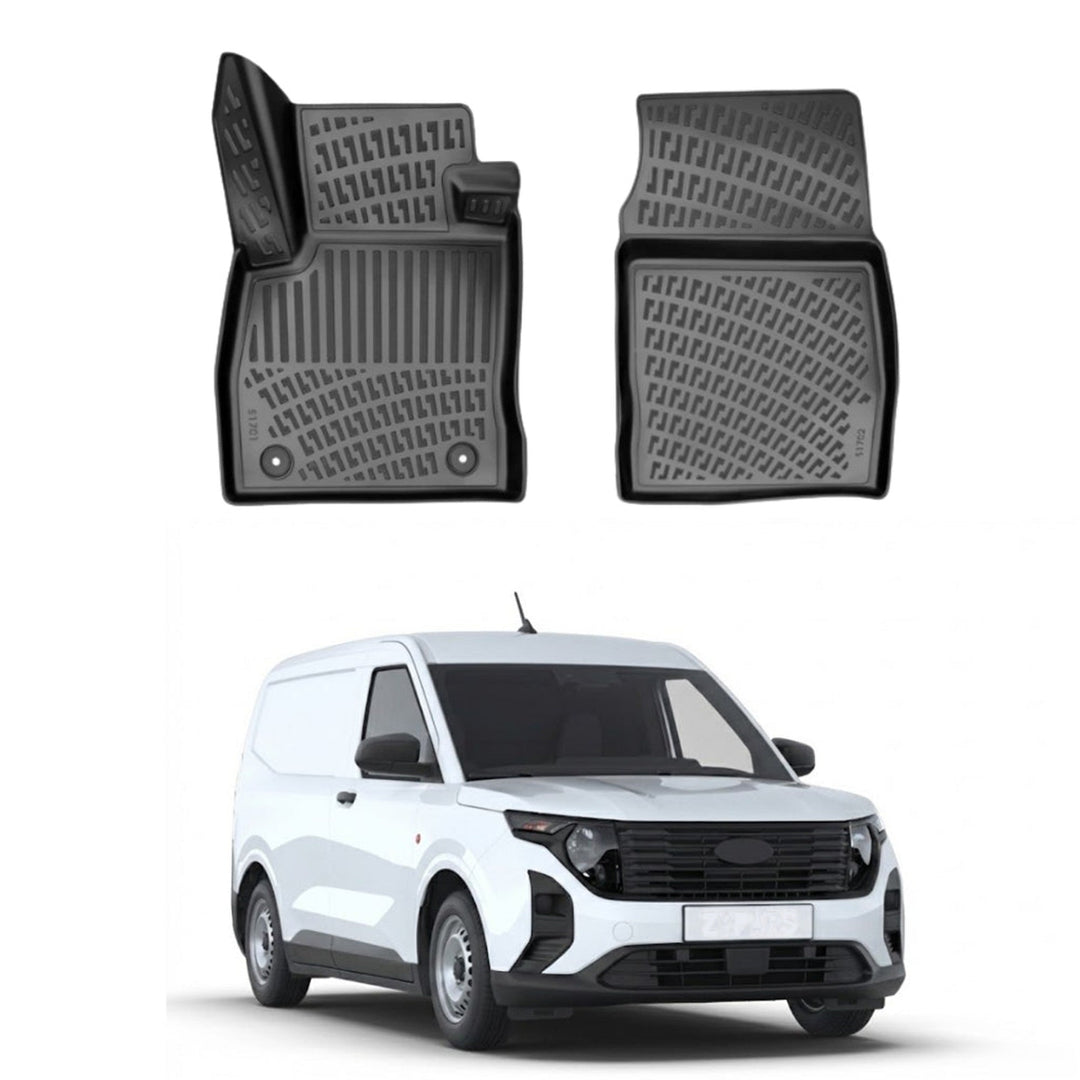 Ford Tourneo Courier 3D Paspas - Siyah (2 Parça) | 2024 ve Sonrası
