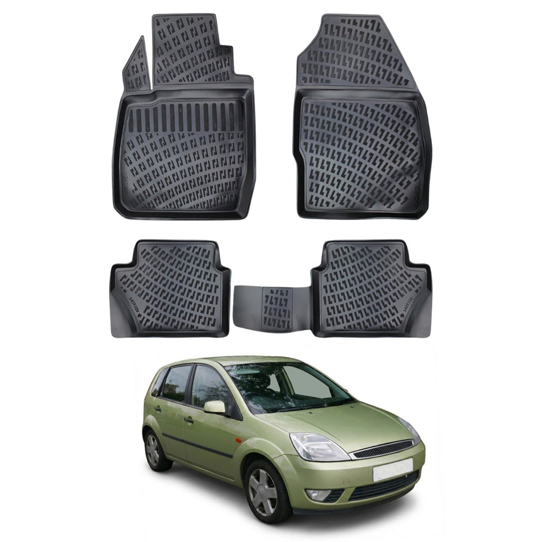 Ford Fiesta 3D Paspas - Siyah | 2002-2008 Arası, HB