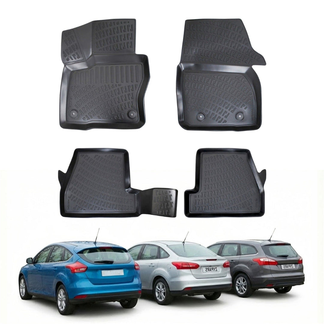 Ford Focus 3D Paspas - Siyah | 2014-2018 Arası