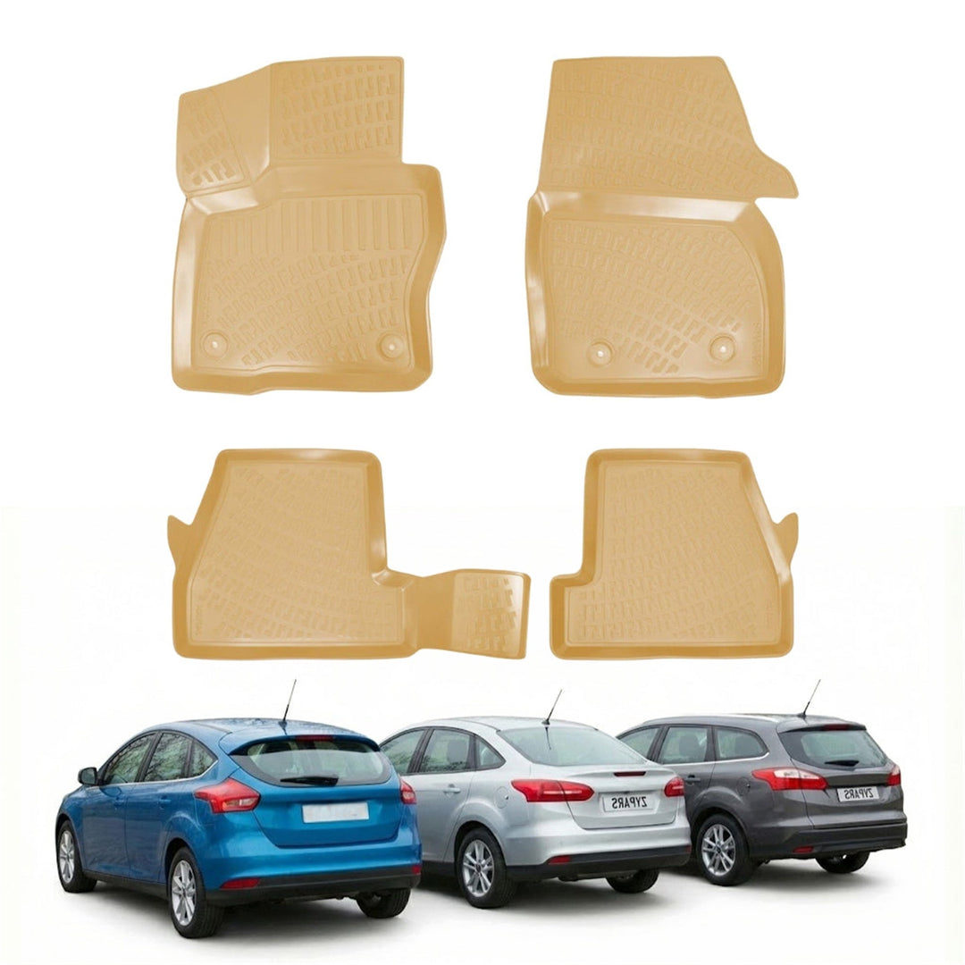 Ford Focus 3D Paspas - Bej | 2014-2018 Arası