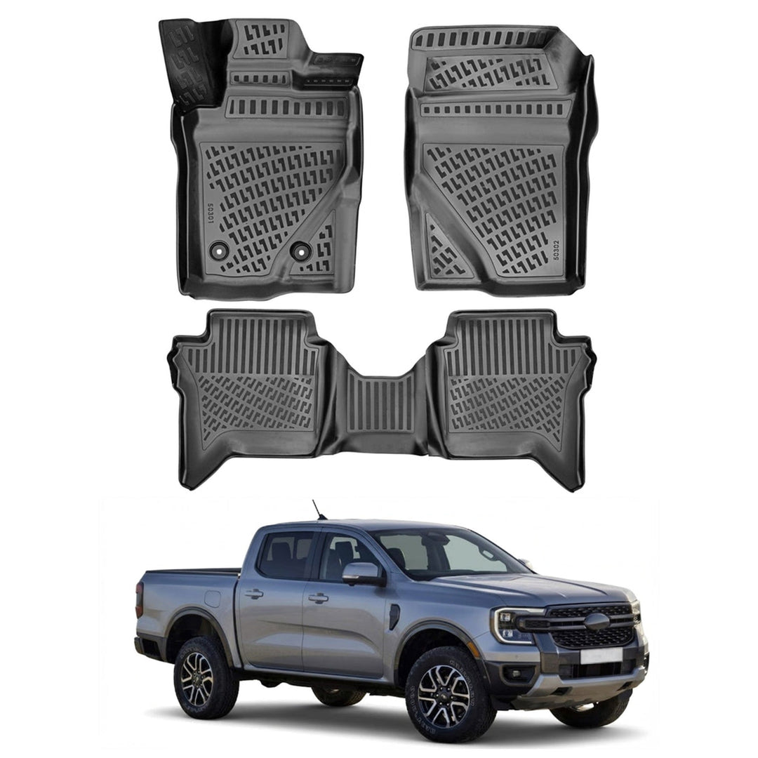 Ford Ranger 3D Paspas - Siyah | 2023 ve Sonrası