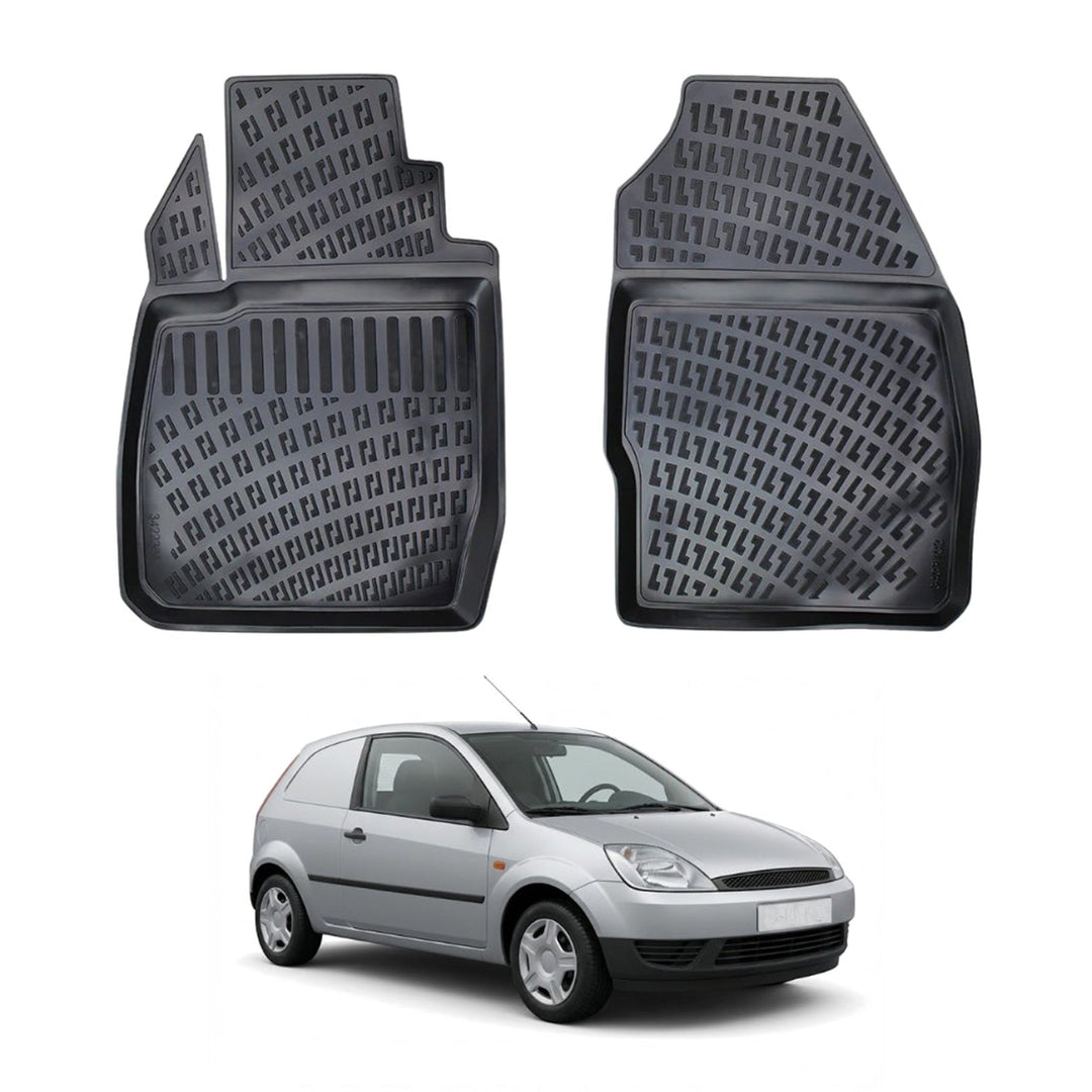 Ford Fiesta 3D Paspas - Siyah (2 Parça) | 2002-2008 Arası