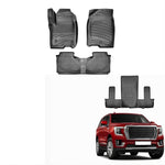 Resmi Galeri görüntüleyicisine yükleyin, GMC Yukon Denali 3D Paspas - Siyah, 7 Koltuklu | 2021 ve Sonrası