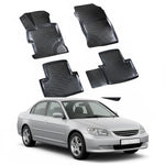 Resmi Galeri görüntüleyicisine yükleyin, Honda Civic 3D Paspas - Siyah | 2001-2005 Arası, SD