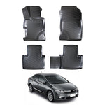Resmi Galeri görüntüleyicisine yükleyin, Honda Civic 3D Paspas - Siyah | 2012-2016 Arası, SD