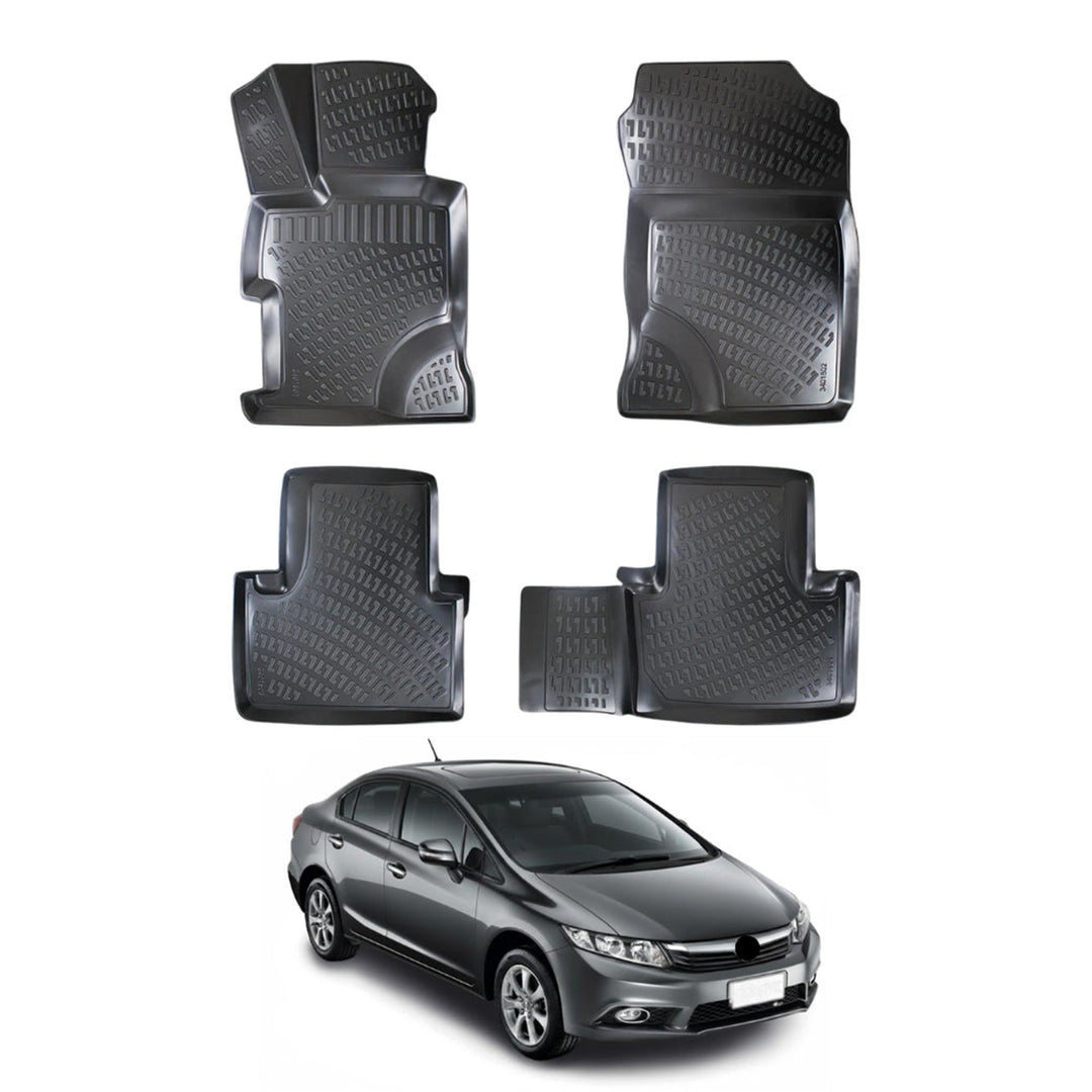 Honda Civic 3D Paspas - Siyah | 2012-2016 Arası, SD