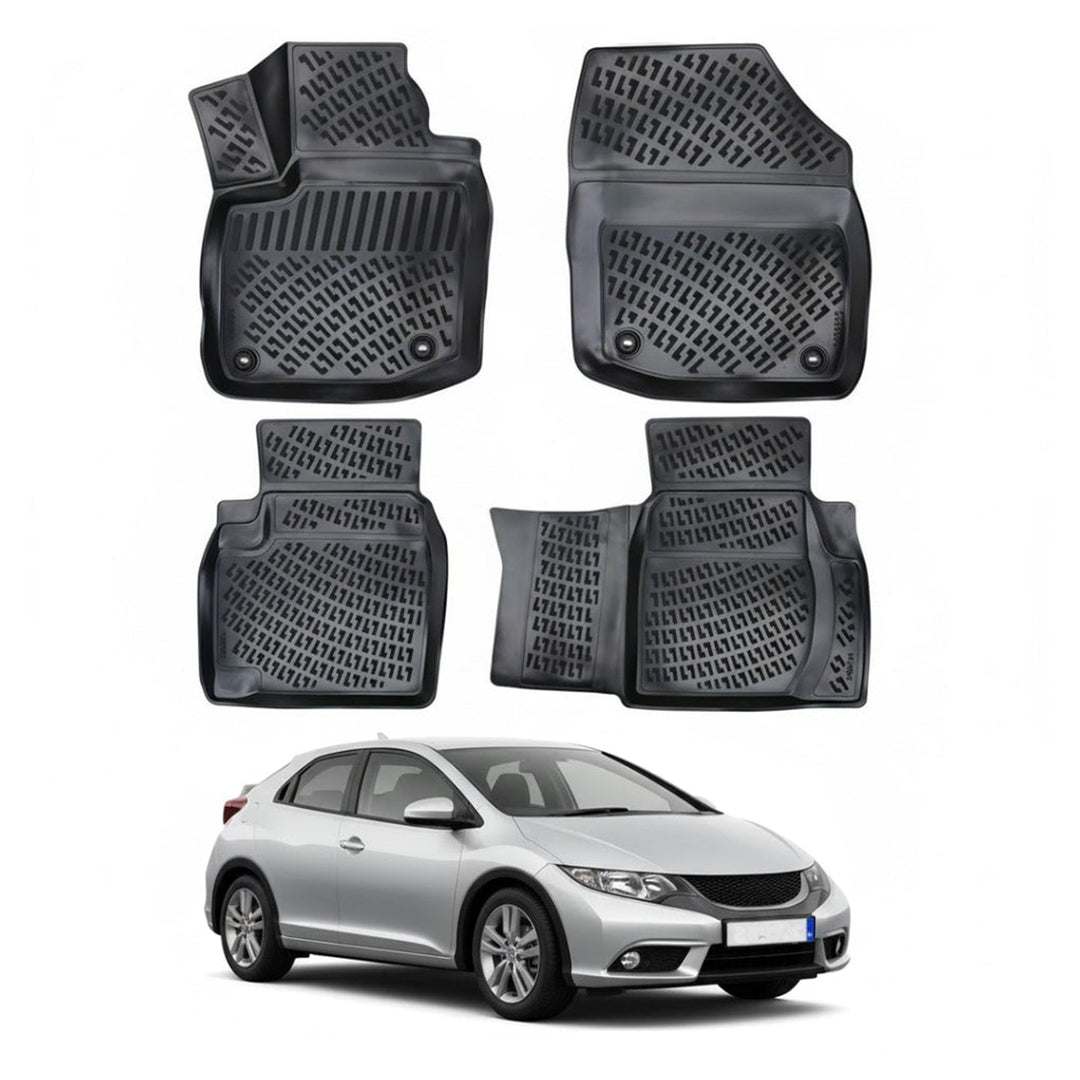 Honda Civic 3D Paspas - Siyah | 2012-2016 Arası, HB