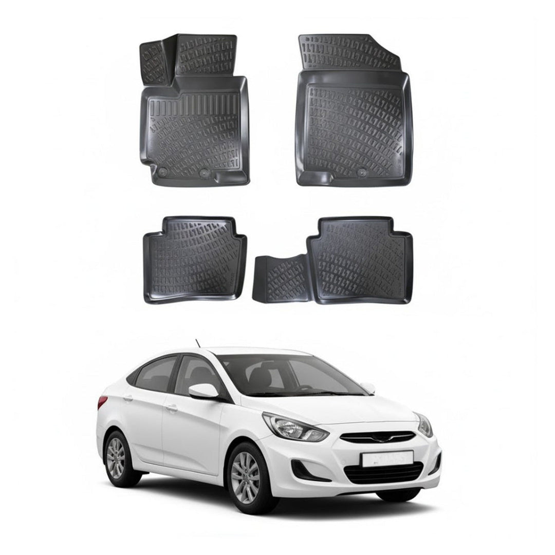 Hyundai Accent Blue 3D Paspas - Siyah | 2011-2018 Arası, SD