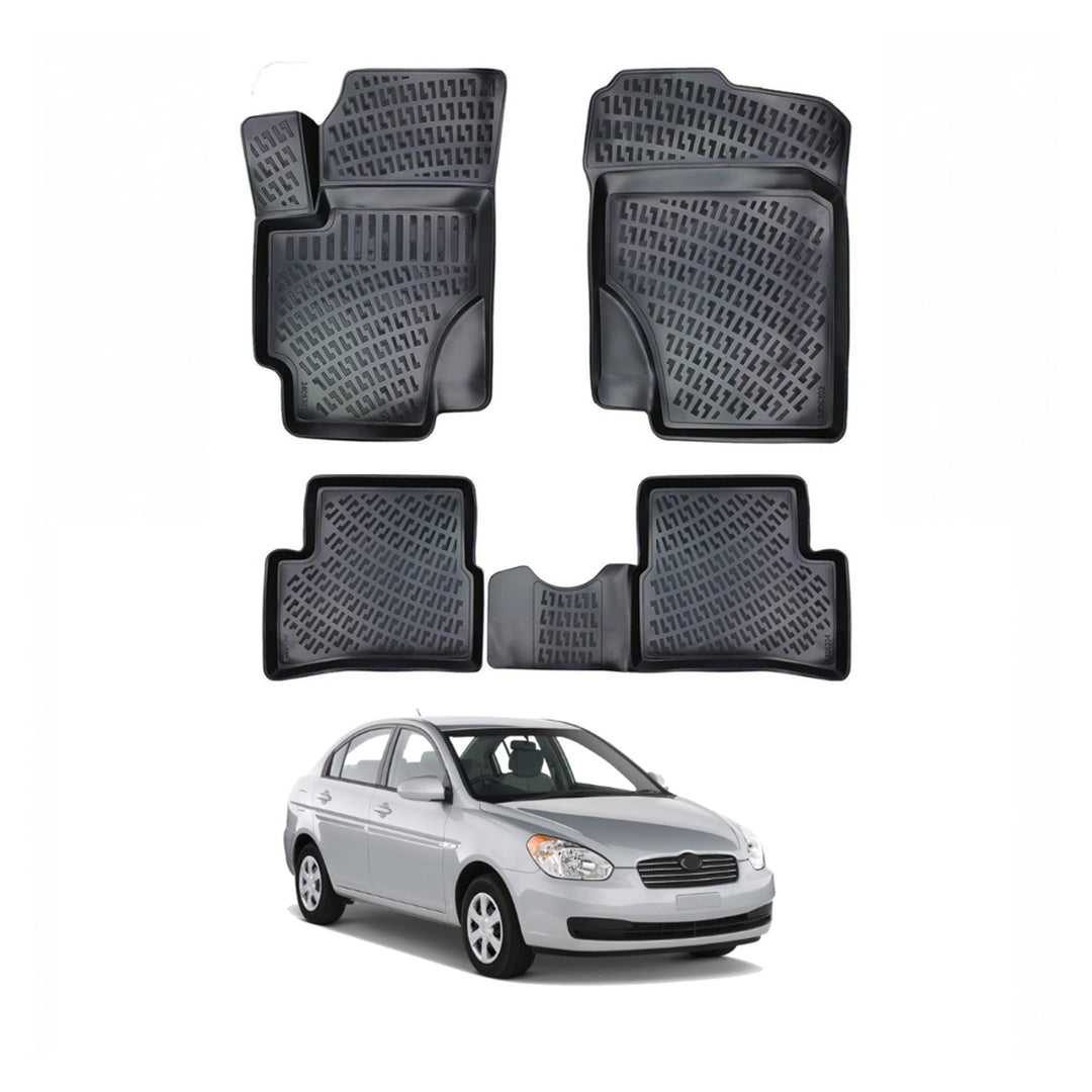 Hyundai Accent Era 3D Paspas - Siyah | 2006-2012 Arası, SD
