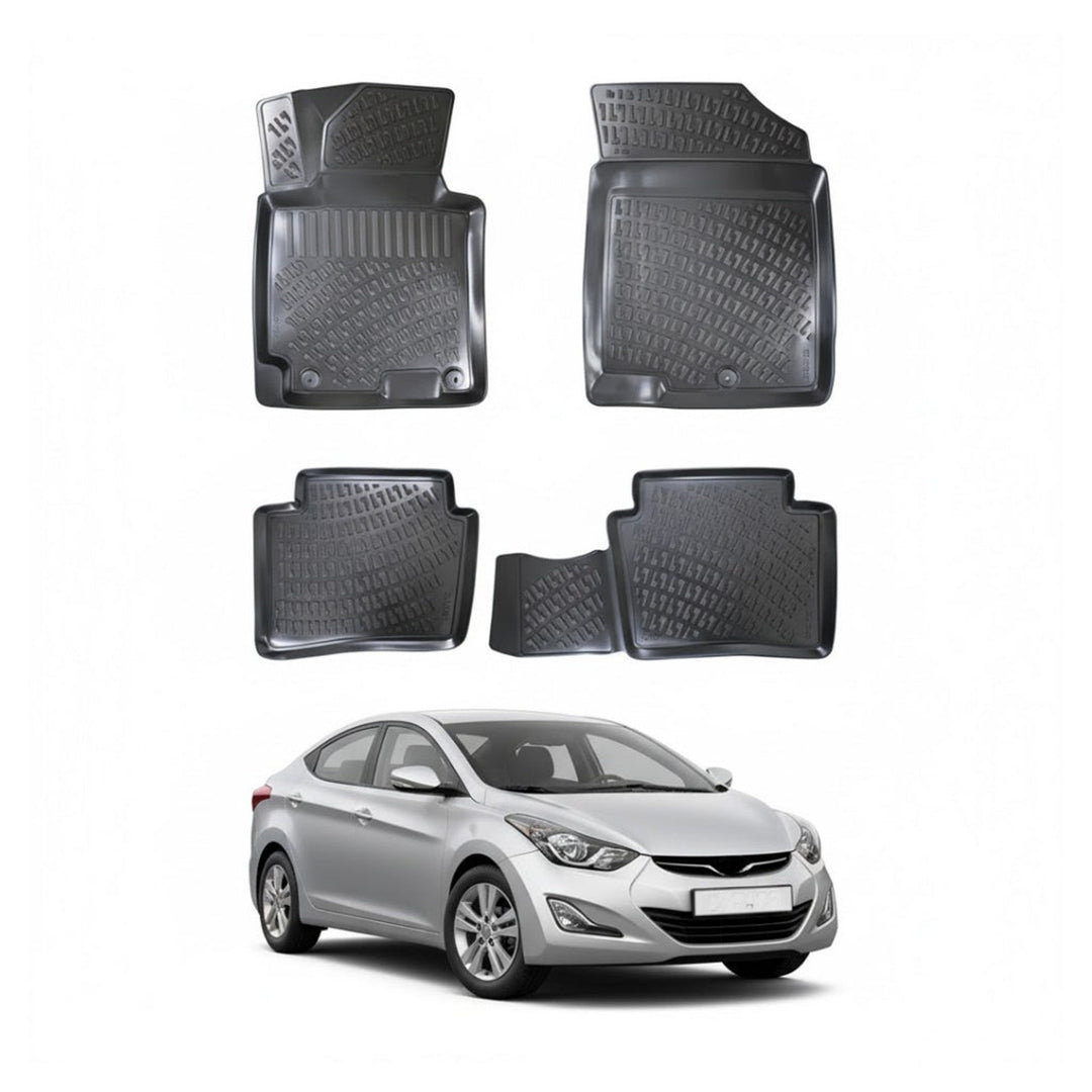 Hyundai Elantra 3D Paspas - Siyah | 2010-2015 Arası, SD