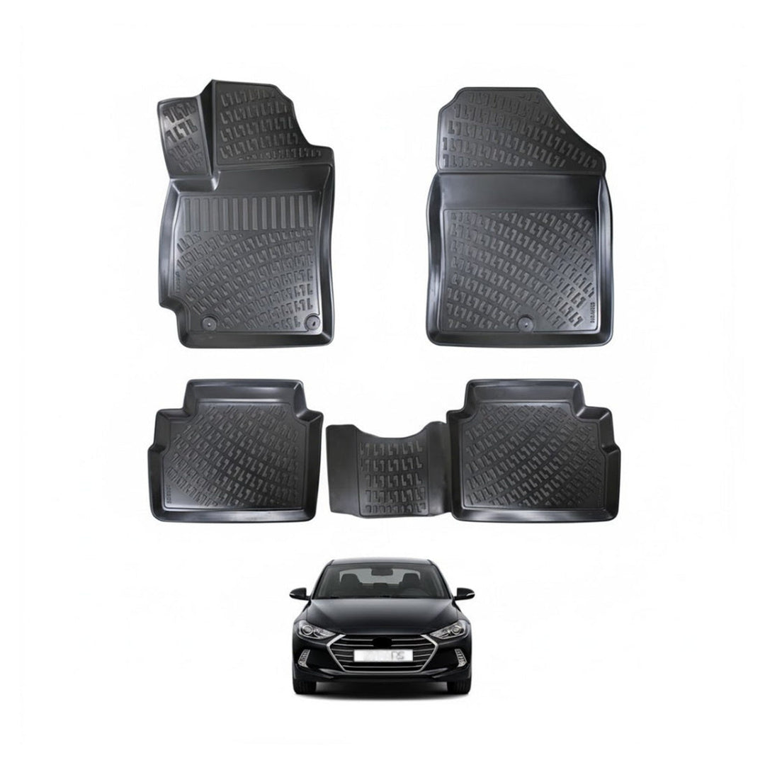 Hyundai Elantra 3D Paspas - Siyah | 2015-2020 Arası, SD