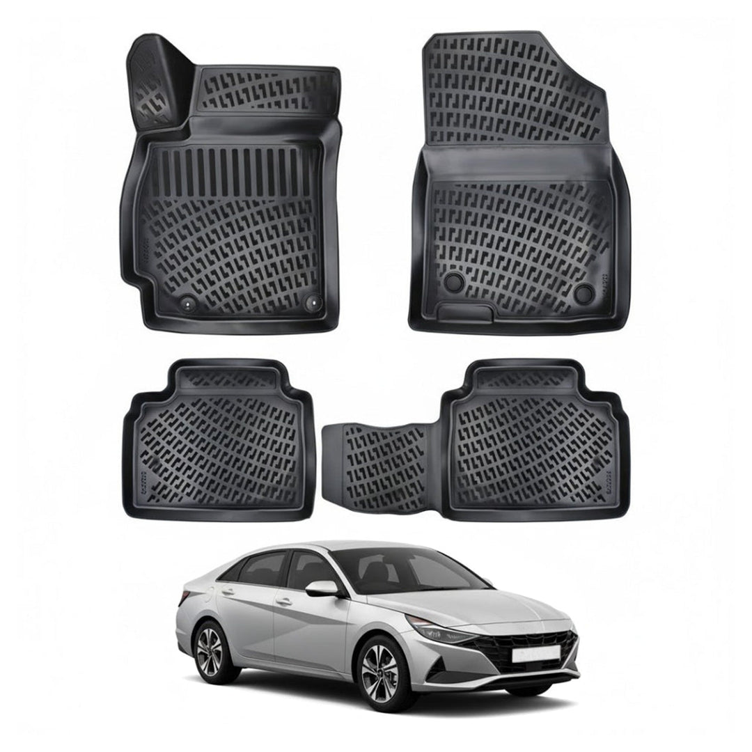 Hyundai Elantra 3D Paspas - Siyah | 2020 ve Sonrası, SD