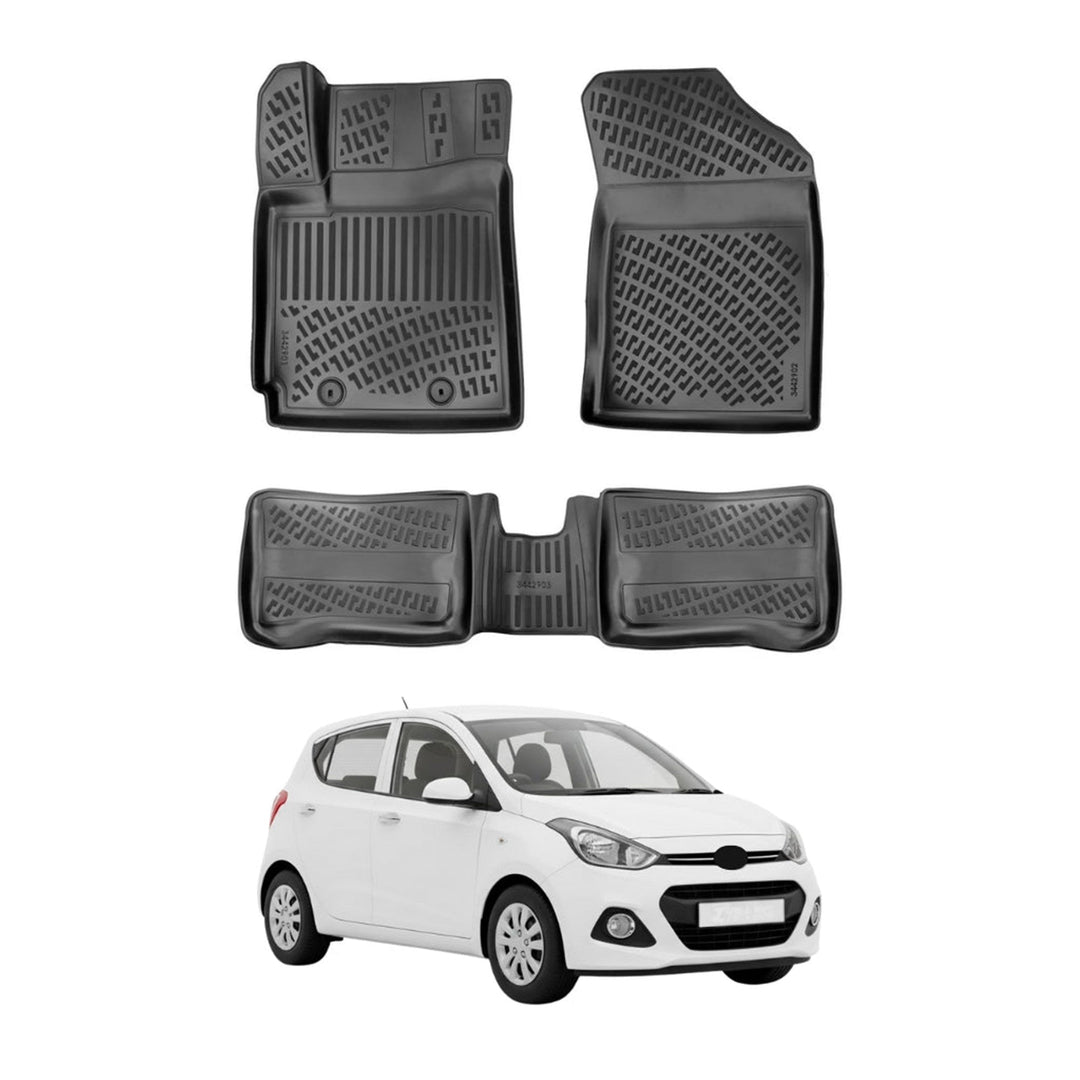 Hyundai i10 3D Paspas - Siyah | 2013-2019 Arası, HB