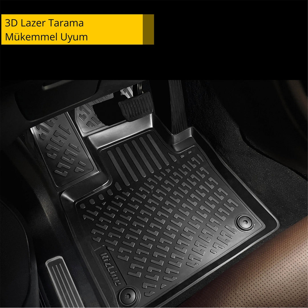 DS 7 Crossback 3D Paspas - Siyah | 2022 ve Sonrası