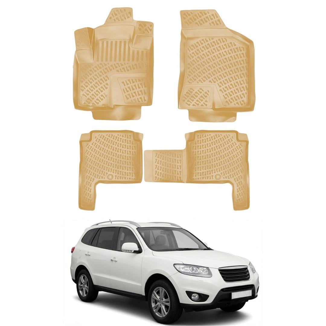 Hyundai Santa Fe 3D Paspas - Bej | 2006-2012 Arası