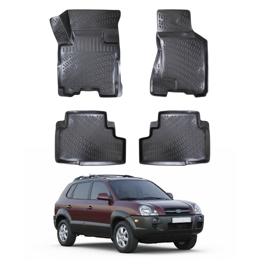 Hyundai Tucson 3D Paspas - Siyah | 2004-2009 Arası