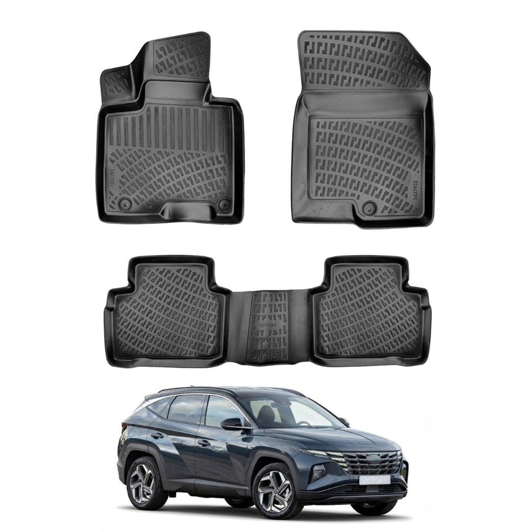 Hyundai Tucson 3D Paspas - Siyah, USA Versiyon | 2021 ve Sonrası