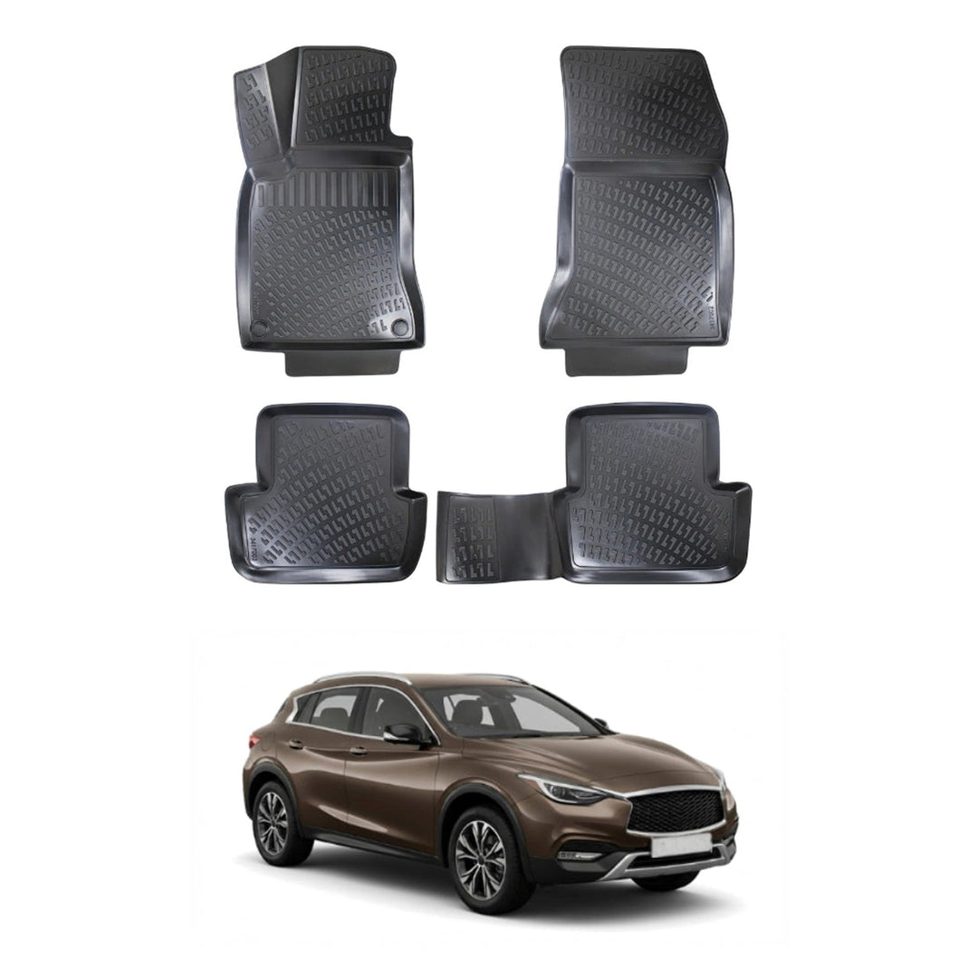 Infiniti QX30 3D Paspas - Siyah | 2017-2019 Arası
