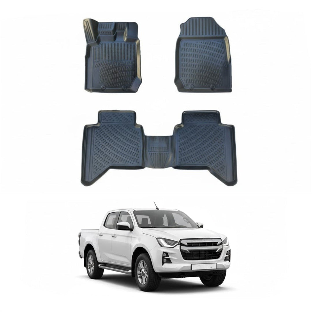 Isuzu D-Max 3D Paspas - Siyah, Çift Kabin | 2019 ve Sonrası