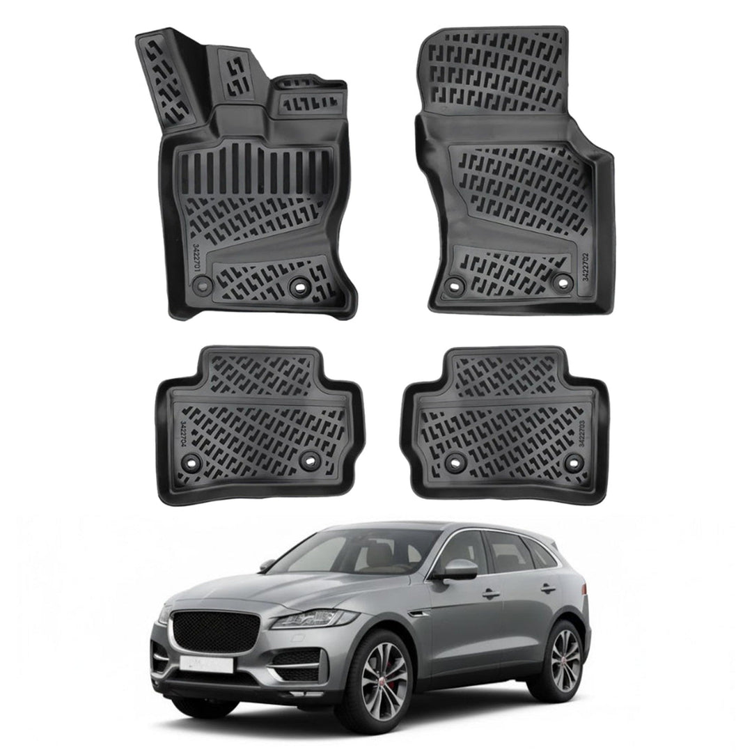 Jaguar F-Pace 3D Paspas - Siyah | 2016-2020 Arası