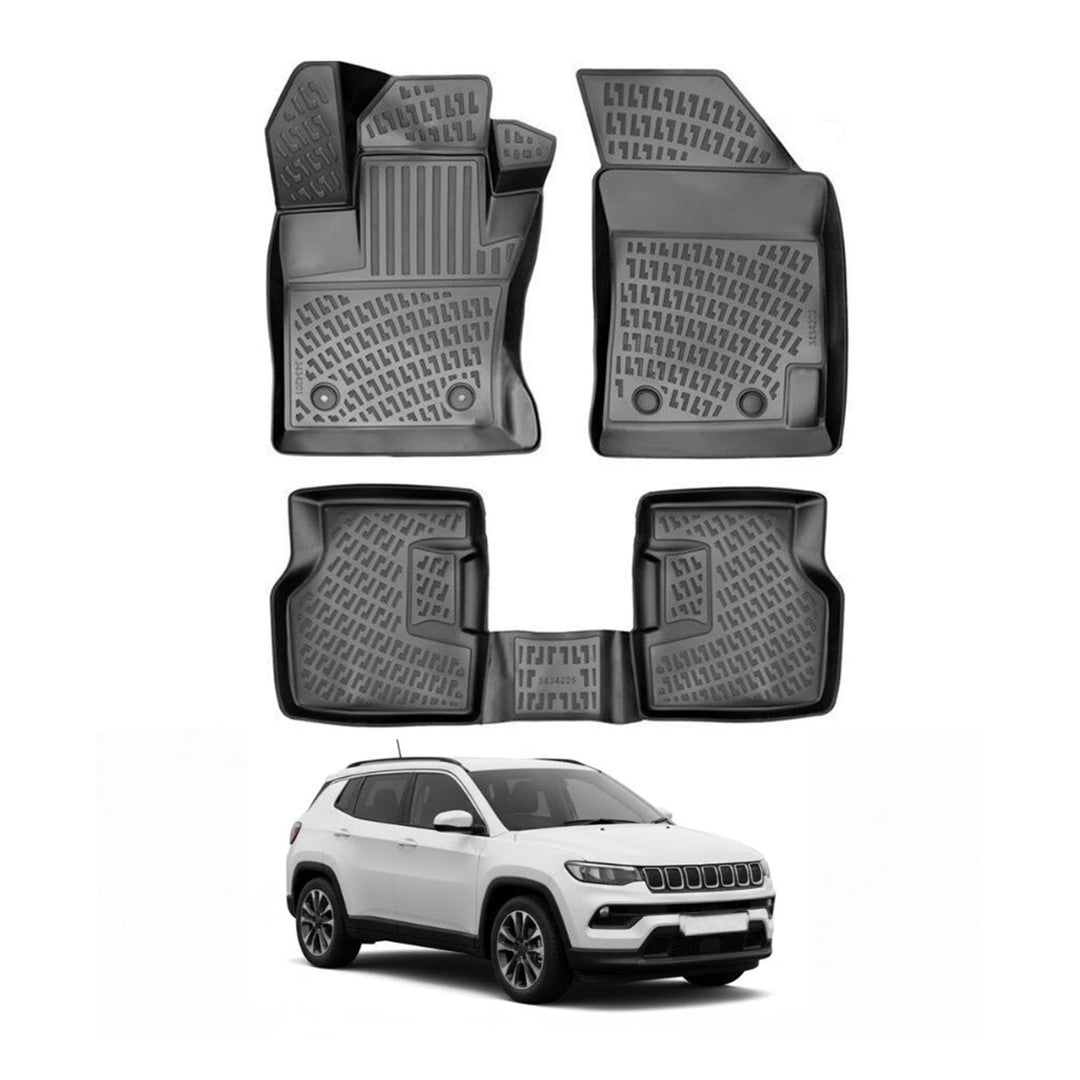 Jeep Compass 3D Paspas - Siyah | 2017 ve Sonrası