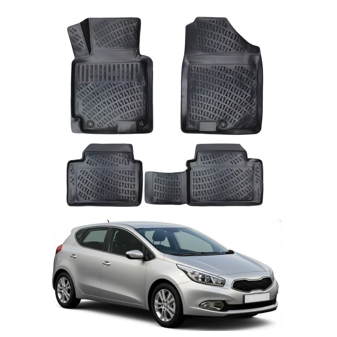 Kia Ceed 3D Paspas - Siyah | 2012-2018 Arası, HB/SW