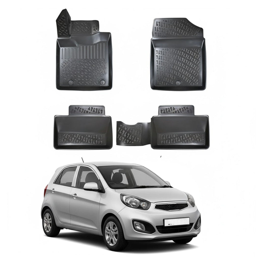 Kia Picanto 3D Paspas - Siyah | 2003-2010 Arası, HB