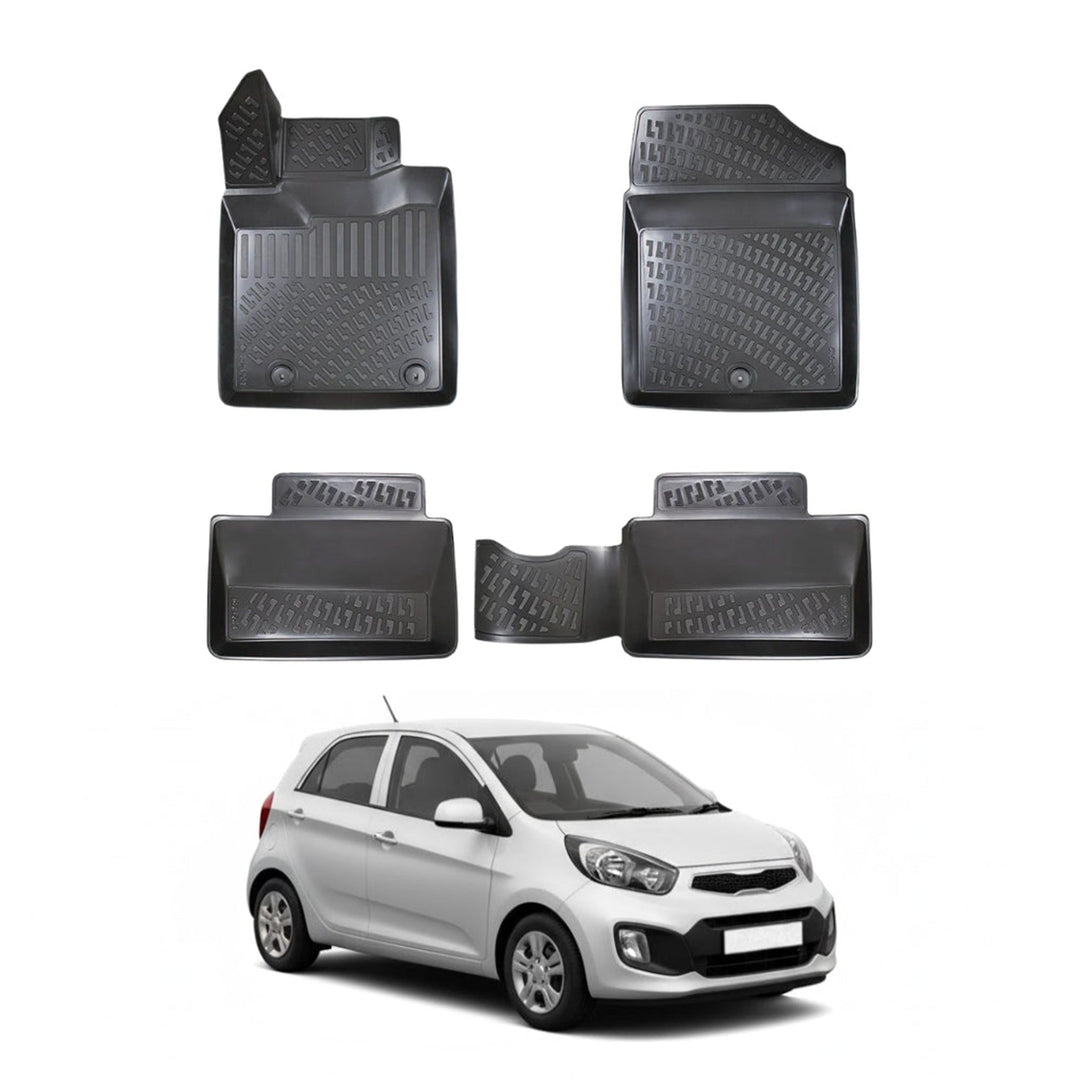 Kia Picanto 3D Paspas - Siyah | 2011-2017 Arası, HB