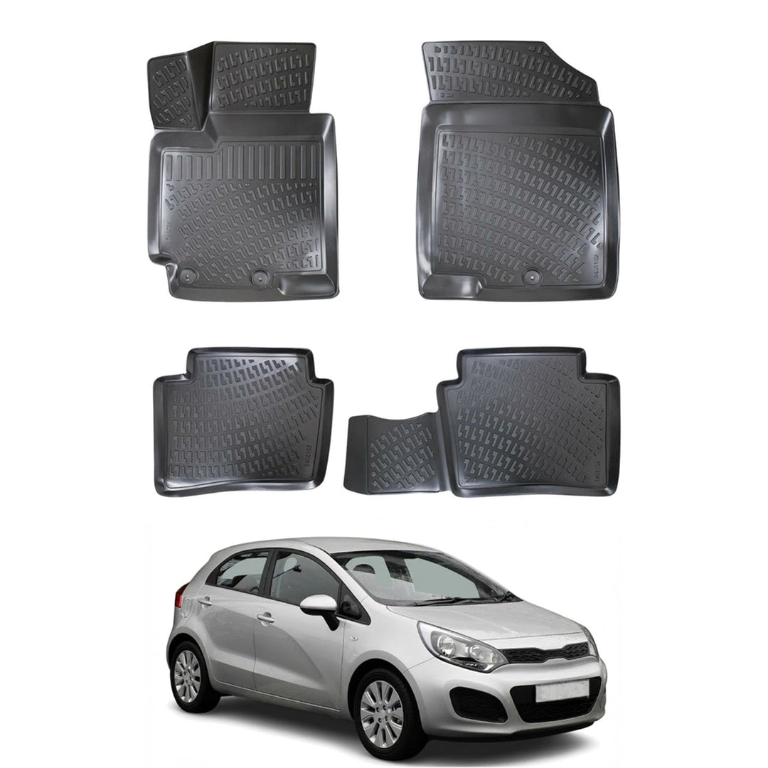 Kia Rio 3D Paspas - Siyah | 2011-2017 Arası, HB