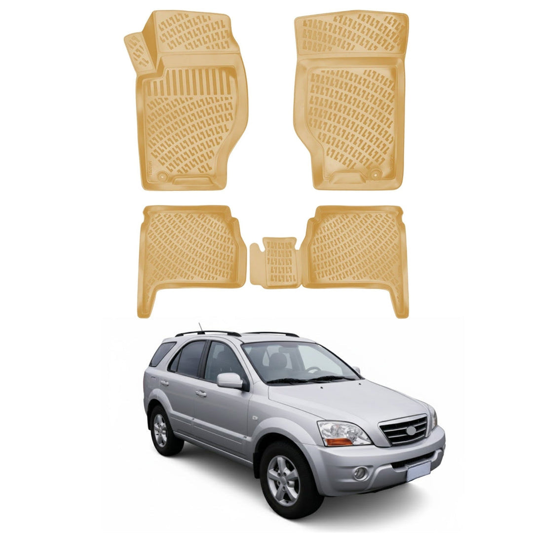 Kia Sorento 3D Paspas - Bej | 2002-2009 Arası