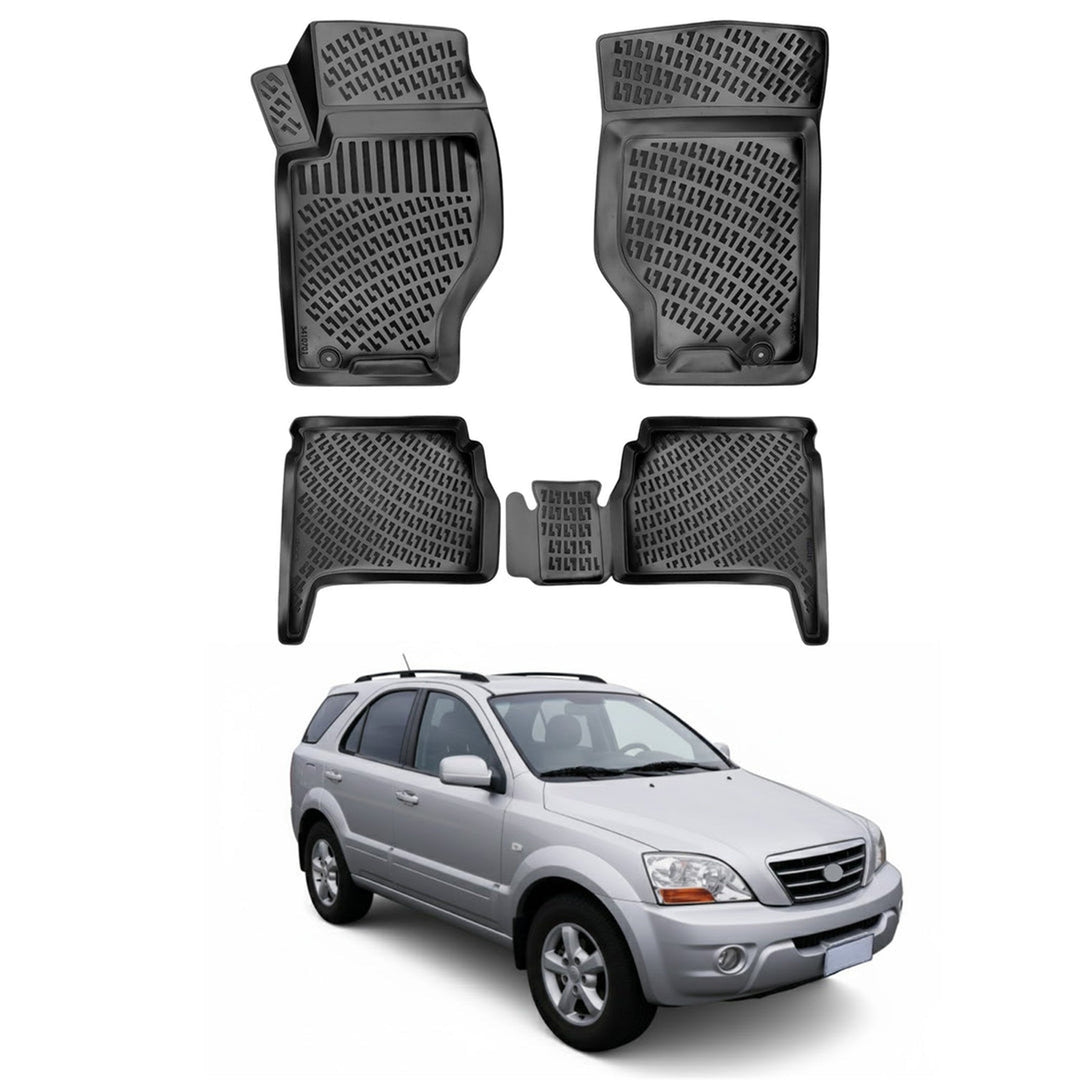 Kia Sorento 3D Paspas - Siyah | 2002-2009 Arası