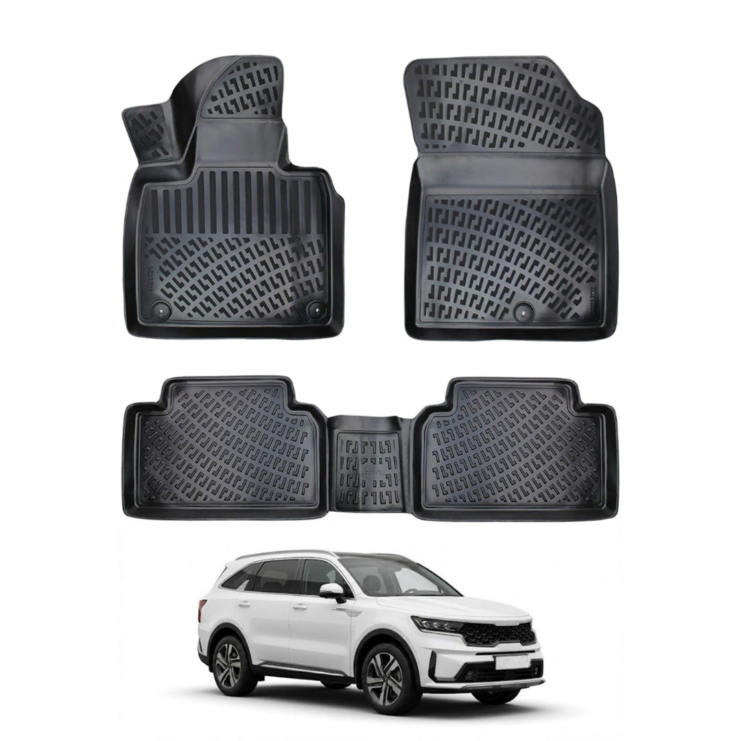 Kia Sorento 3D Paspas - Siyah, Benzinli, 5 Koltuklu | 2021 ve Sonrası