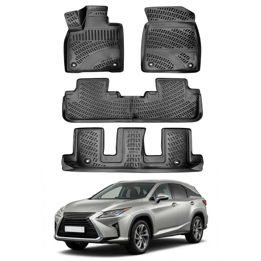 Lexus RX 3D Paspas - Siyah, 7 Koltuklu | 2015-2022 Arası