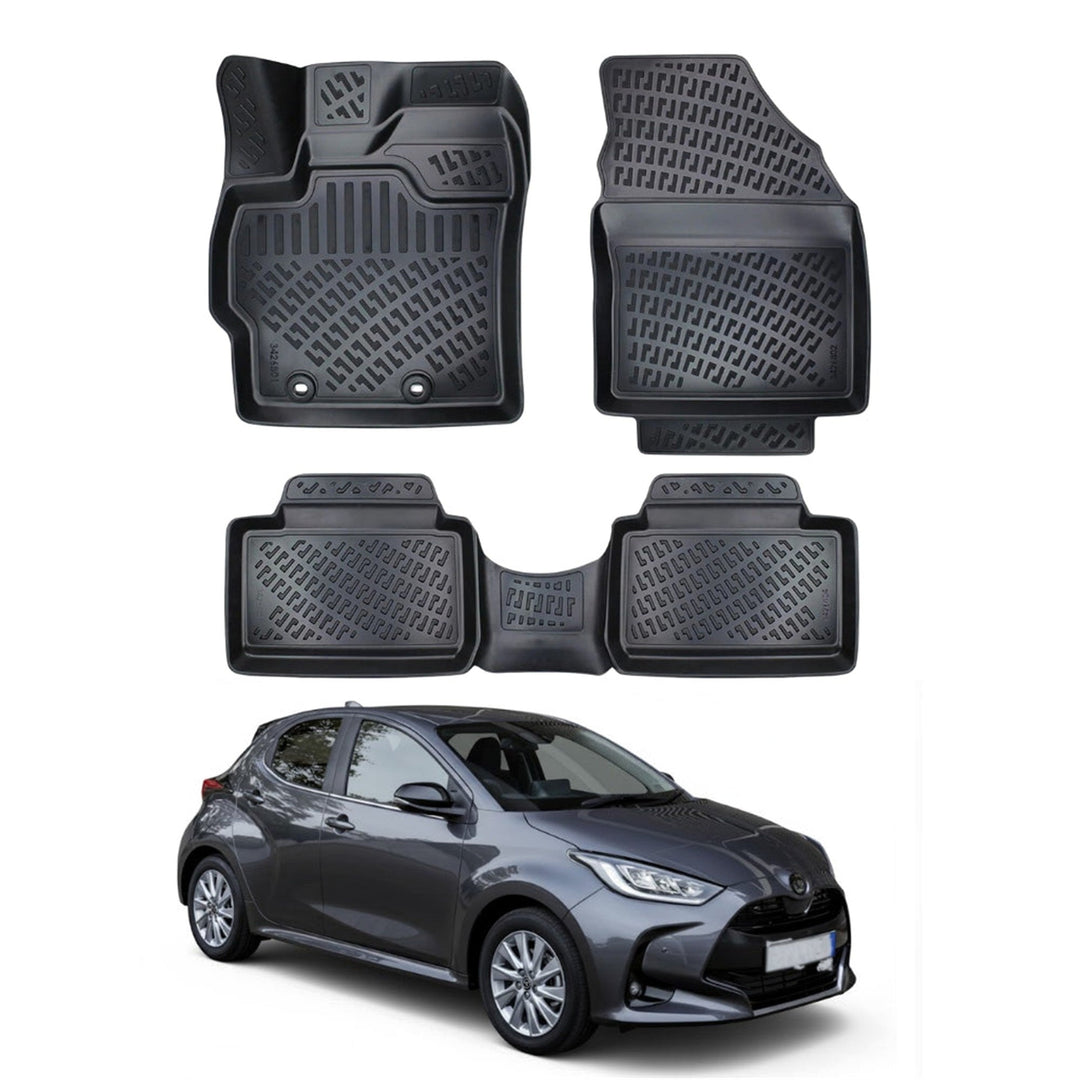 Mazda 2 XP21 3D Paspas - Siyah, Hybrid | 2022 ve Sonrası, HB