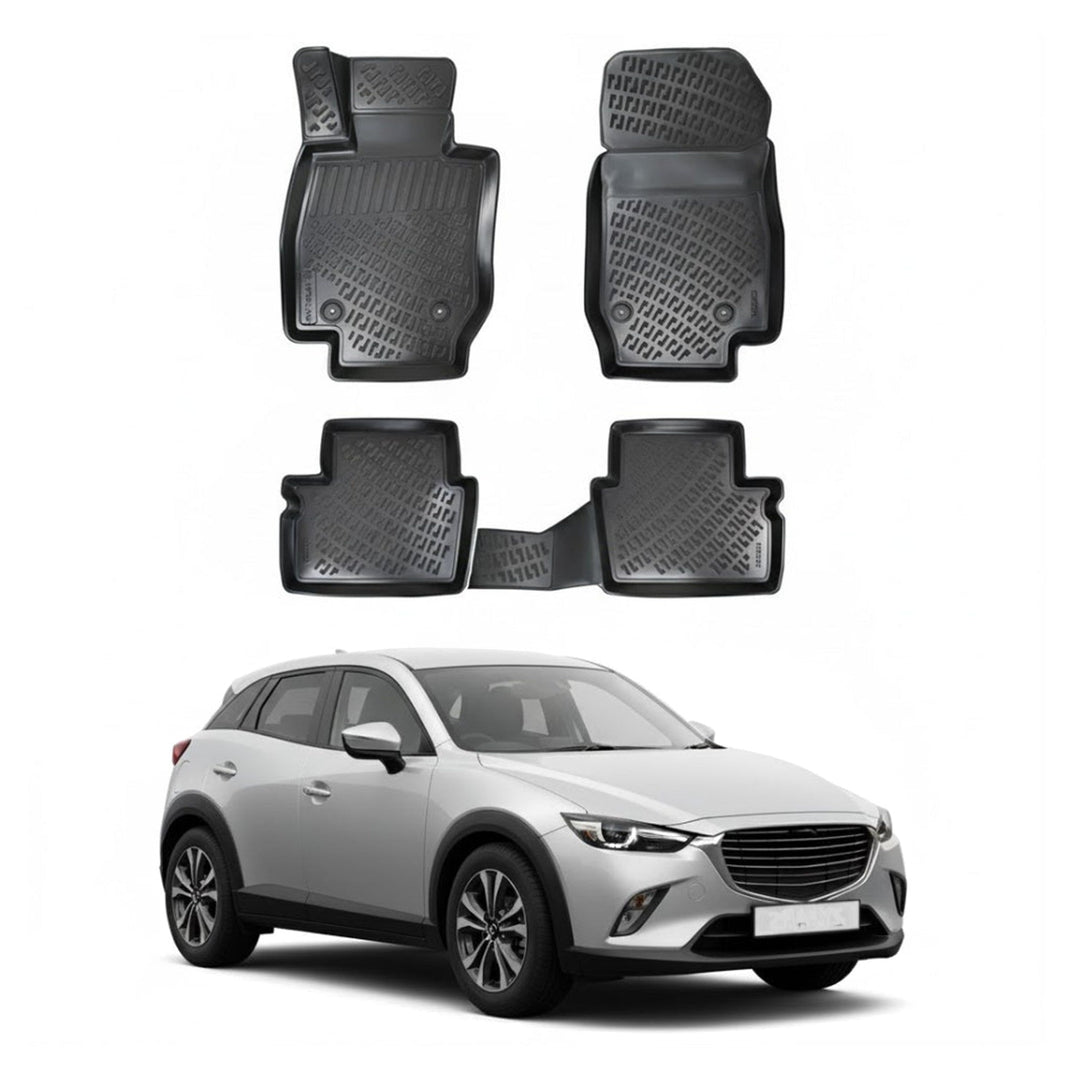 Mazda CX-3 3D Paspas - Siyah | 2015 ve Sonrası