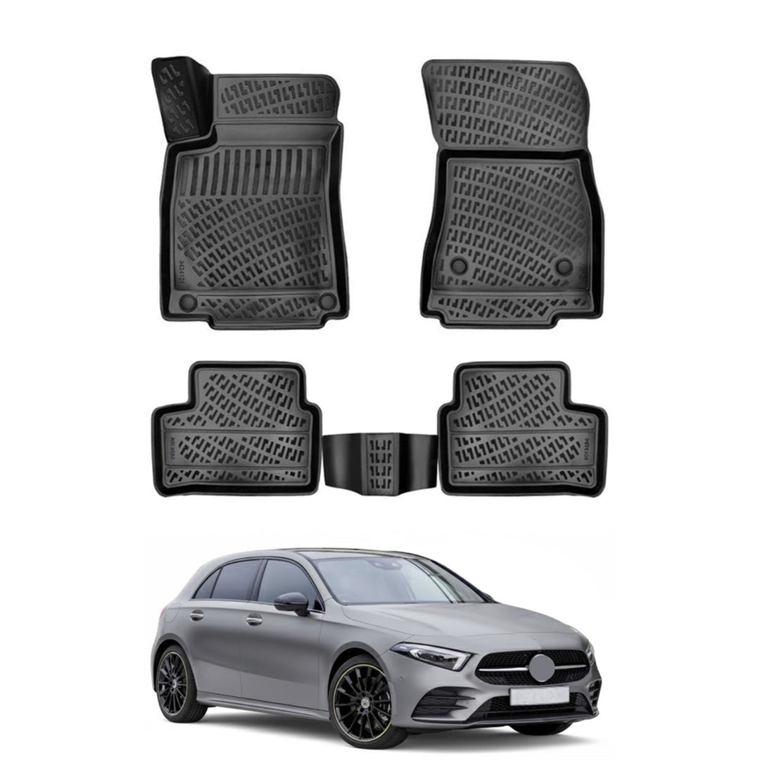Mercedes A Class W177 3D Paspas - Siyah | 2018 ve Sonrası, HB