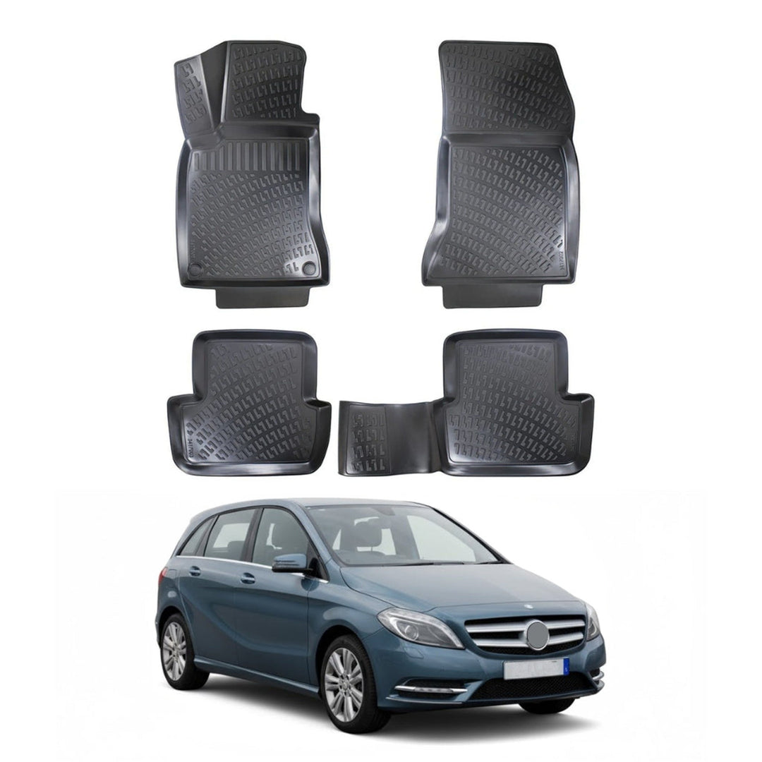 Mercedes B Class W246 3D Paspas - Siyah | 2011-2018 Arası, HB