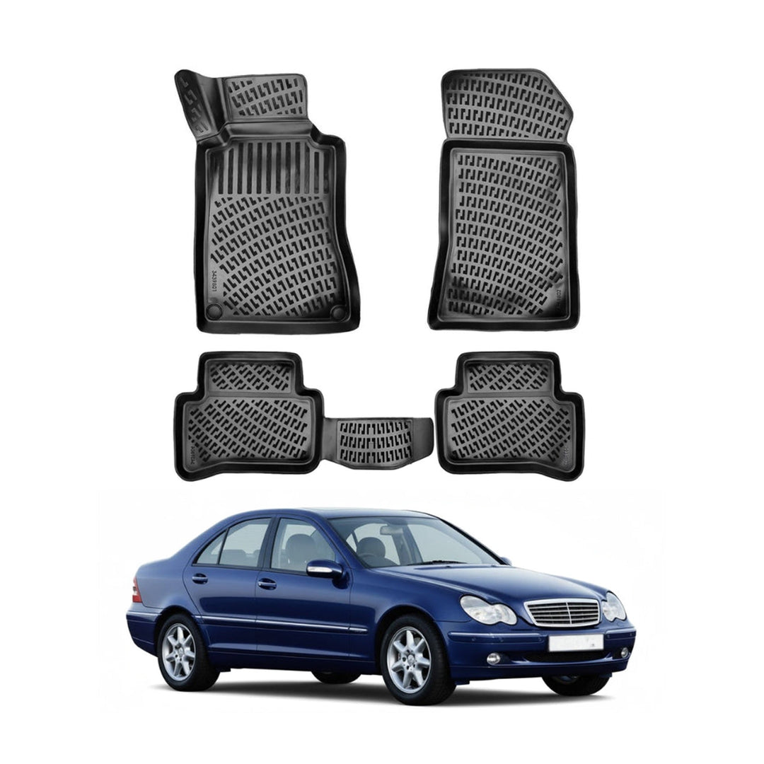 Mercedes C Class W203 3D Paspas - Siyah | 2000-2007 Arası, SD