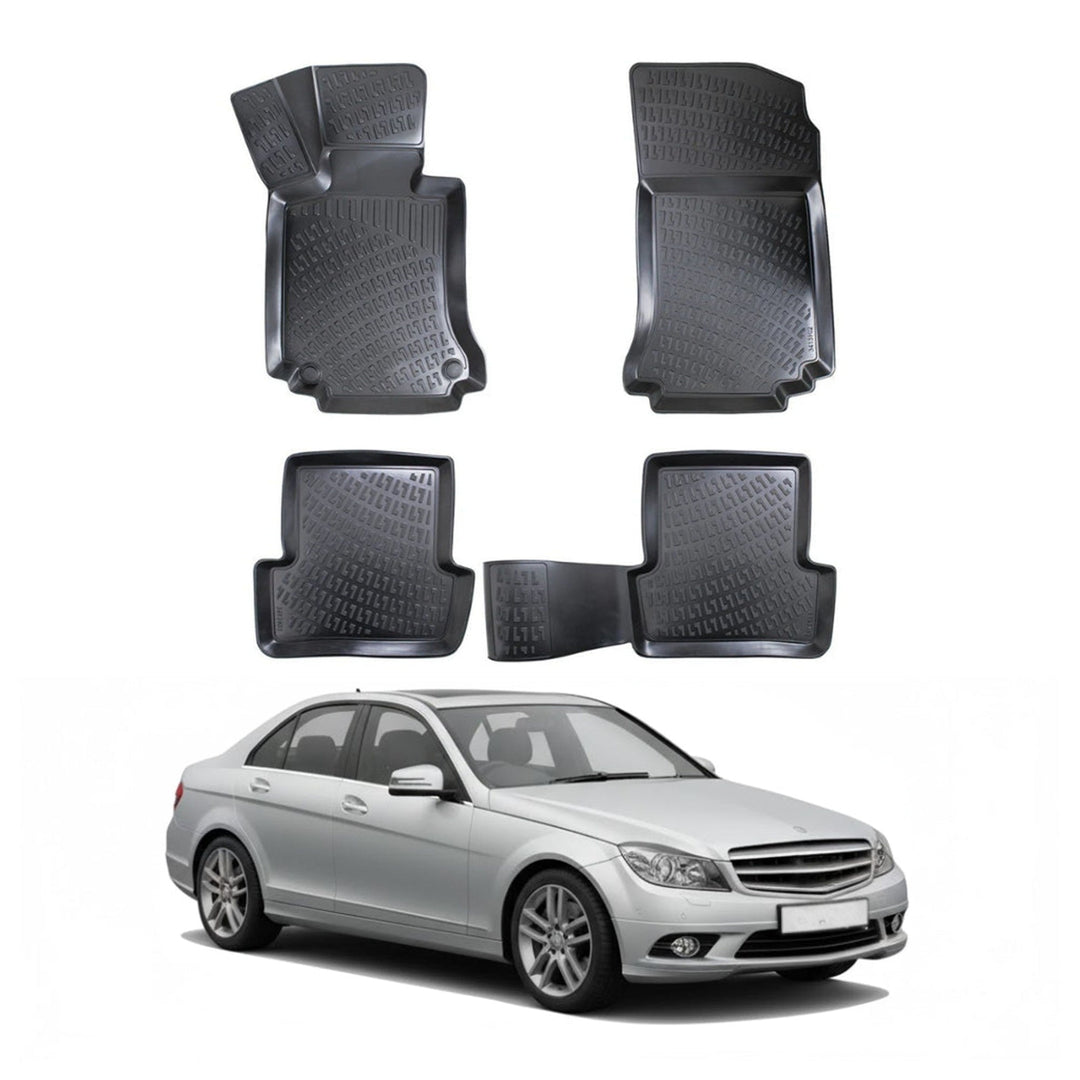 Mercedes C Class W204 3D Paspas - Siyah | 2007-2014 Arası, SD