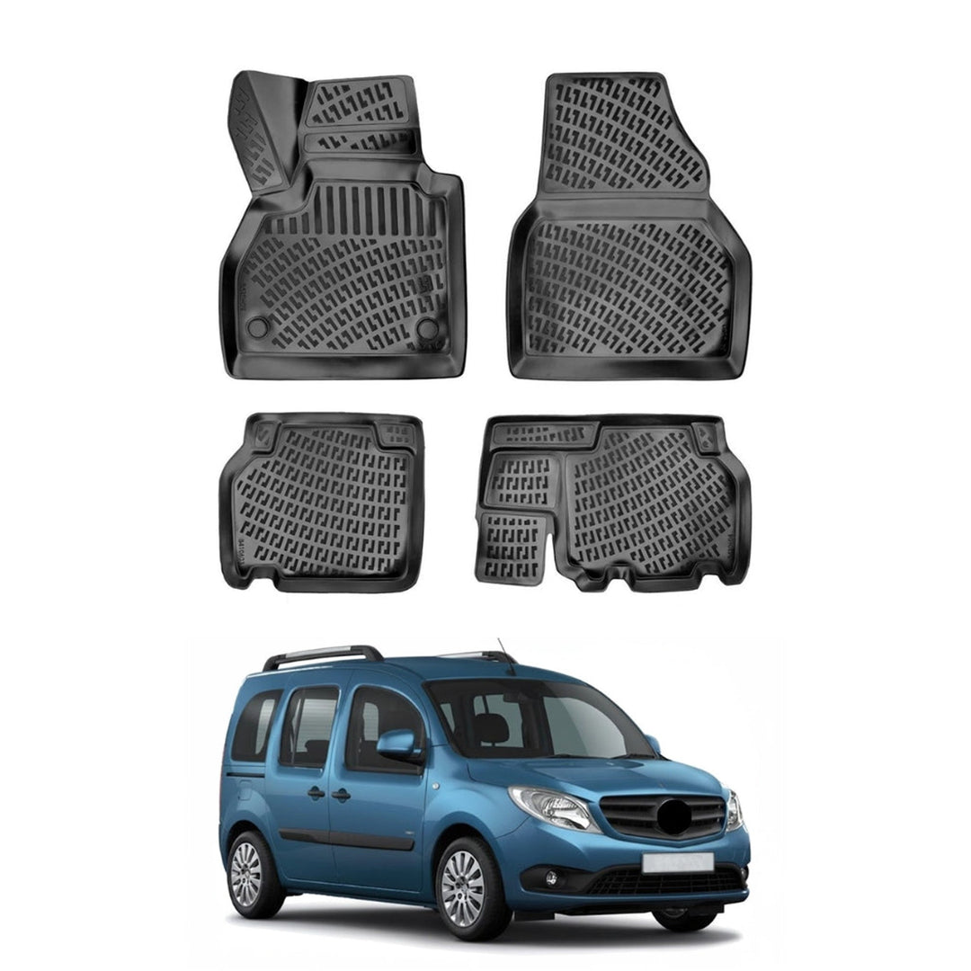 Mercedes Citan 3D Paspas - Siyah | 2012-2021 Arası