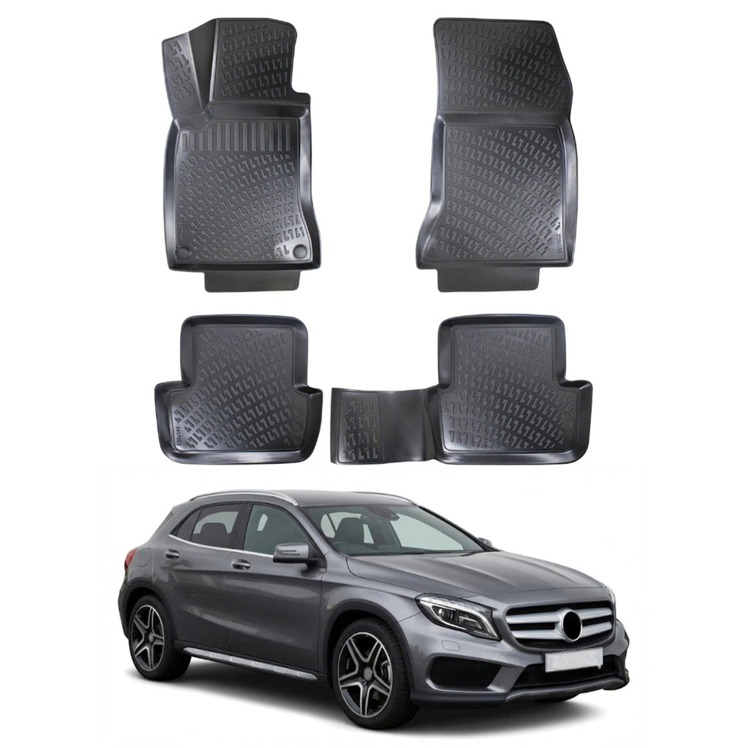 Mercedes GLA 3D Paspas - Siyah | 2014-2020 Arası