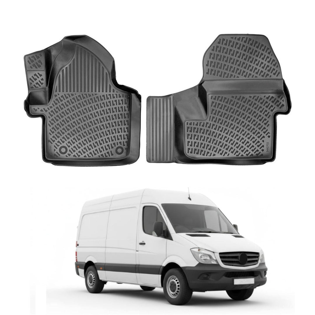 Mercedes Sprinter W906 3D Paspas - Siyah, Kapalı Kasa (2 Parça) | 2006-2019 Arası