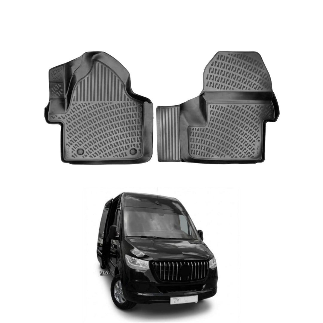 Mercedes Sprinter W907 3D Paspas - Siyah, Kapalı Kasa (2 Parça) | 2019 ve Sonrası
