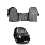 Resmi Galeri görüntüleyicisine yükleyin, Mercedes Sprinter W907 3D Paspas - Siyah, Minibüs (2 Parça) | 2019 ve Sonrası