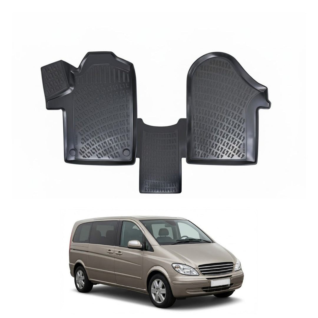 Mercedes Viano 3D Paspas - Siyah | 2004-2014 Arası