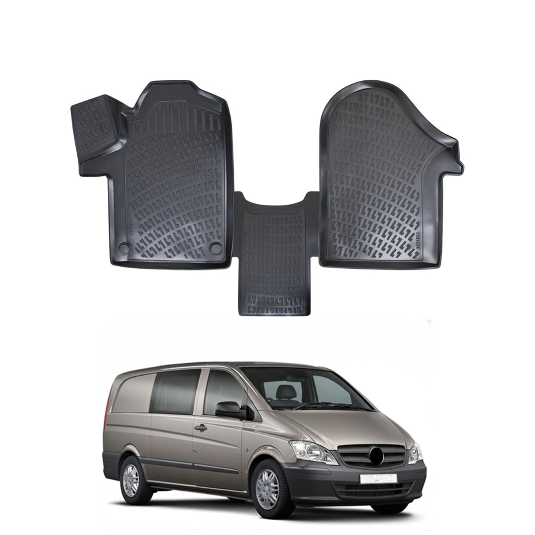 Mercedes Vito W639 3D Paspas - Siyah | 2003-2014 Arası