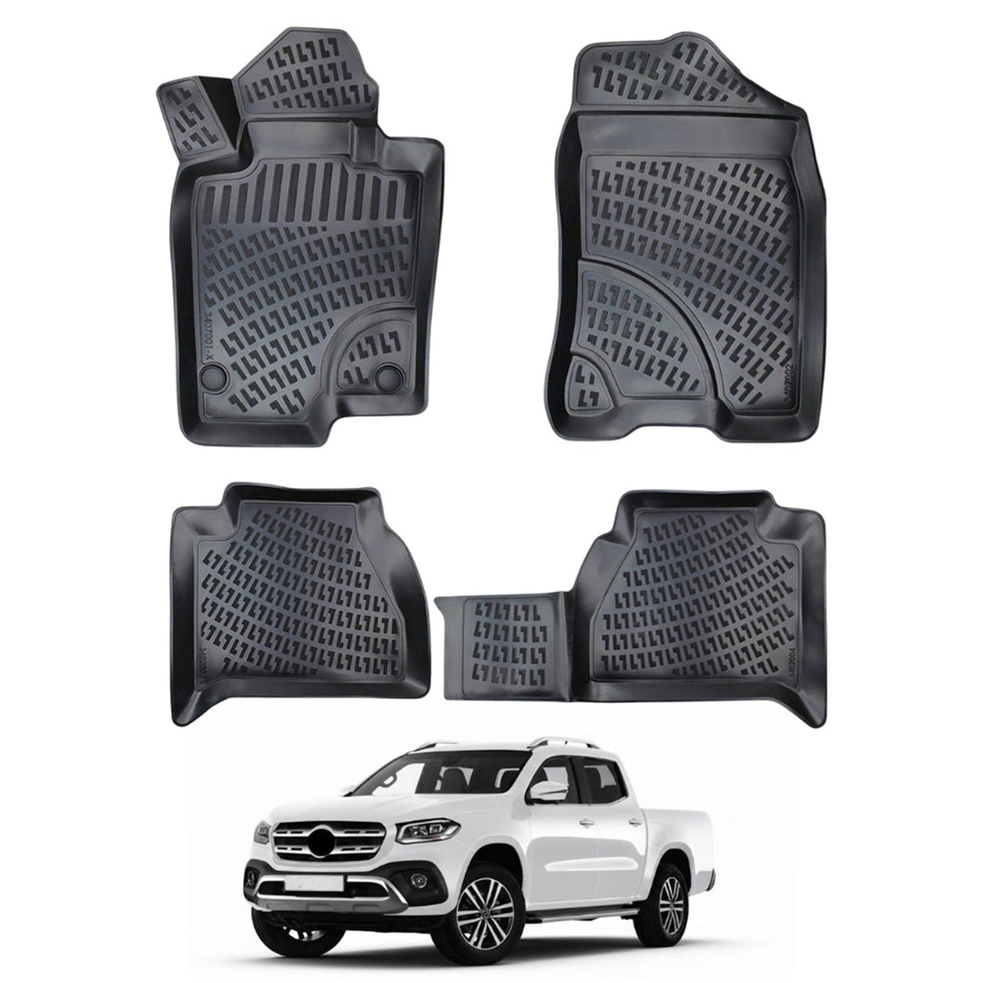 Mercedes X-Class 3D Paspas - Siyah | 2017 ve Sonrası