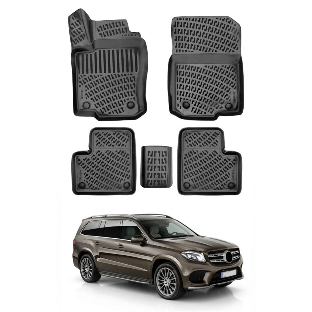 Mercedes GLS 3D Paspas - Siyah | 2013-2019 Arası
